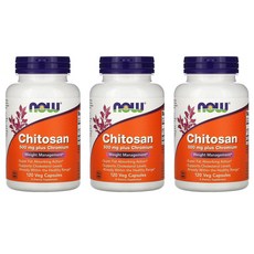 Now Foods 나우푸드 리포산 울트라 키토산 Chitosan 500mg 120정 3개, 120개