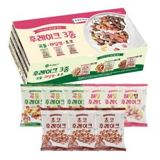 올바름 간편 간식 후레이크 시리얼 3종 20g x 9ea, 180g, 1박스