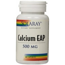 SOLARAY 鈣EAP膠囊 500mg, 1個, 60 件