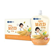 처음먹는 유기농 보리차 2박스 (120ml X 40팩), 120ml