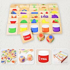 HM 연관 색상 찾기 조각퍼즐맞추기 주사위놀이, 1개