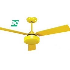 DC 52吋直流遙控吊扇, 亮光黑