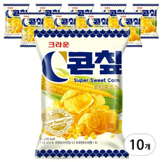 콘칲 초당옥수수 스낵, 40g, 10개