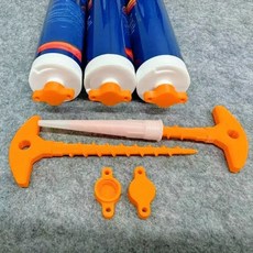 2PCS 실란트 노즐 클리너 캡은 유리 코킹 튜브 표준 크기 DIY 도구의 건조를 방지, [01] 옵션1