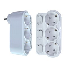 회전탭 개별스위치 3구 멀티콘센트 멀티탭 무선 회전형 선없는 국산 안전 난연 접지 절전 일자형, 힌색 회전형 개별 스위치 3구, 1개, 1mm