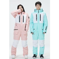 스노우보드복 점프슈트 남녀공용 방수 보온 상하세트
