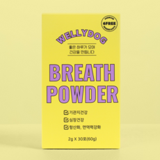 웰리독 강아지 기관지 영양제 협착증 기침 감기 영양제 2g 30포, 1박스, 호흡기/기관지, 30회분