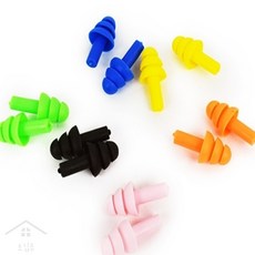 모조리마트 소음차단 귀마개 수면용 이어플러그 방음 공부 독서 숙면 집중력 귀보호 귀슬리퍼, 노랑