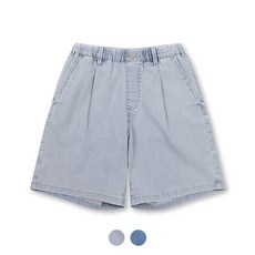 폴햄키즈 폴햄키즈 시그니처 여아 4부 숏 데님 팬츠_PKE2DH2043