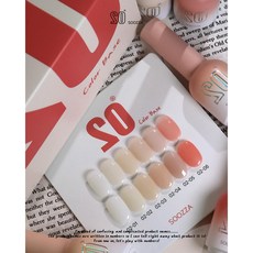 수짜젤 2번 시럽베이스젤 네일 6종 세트 SOOZZA, 수짜젤 02번 6종 + 유리알차트, 1개