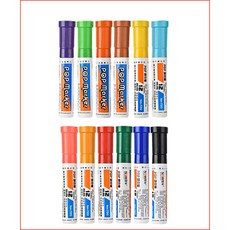 NOW POP麥克筆 海報標語筆, 1個, 藍 斜方尖6mm, 藍