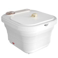 日本歐森 AWSON AFM332 按摩足浴機 摺疊泡腳機 PTC陶瓷加熱 泡腳桶 按摩泡腳機 恆溫足浴機 氣泡湧泉按摩, 白色, AFM-332