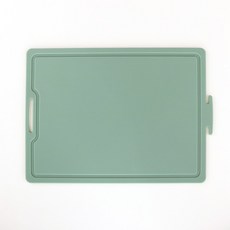 하루네 국산 항균 실리콘 양면 도마 위생적인 두꺼운 도마 (L) 대, 1개, 바질그레이