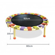 미니 트램폴린 초소형 점핑보드 접이식 1인용 홈트, 컬러 특대형/흡착판X (양말증정)