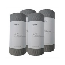 예밀 일회용 수세미 그레이 60매 4롤 총 240매 주방 위생수세미, 60개