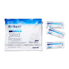 피톨로지 뉴트리션 솔티드 프로틴 휴대용 파우치 15포 | 이중 흡수 복합 단백질 34g, 40g, 1개