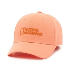 [내셔널지오그래픽] 키즈 K235KHA010 트윌투톤로고 볼캡 CORAL, 54
