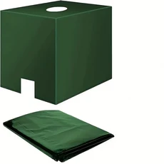 275갤런 IBC 토트 커버 폴리에스터 차양막 1000L 정원용 탱크 야외 사용, 02 Green