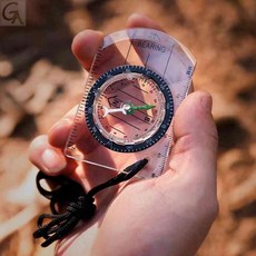 휴대용 미니 나침반 목걸이 비례척 기능 정밀측정 내마모성 다용도 등산장비 수업교구 보트용품