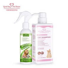 Good Boy Pet House 喵喵專用蟲蟲退散防護組 (防護噴霧+洗毛精), 1個