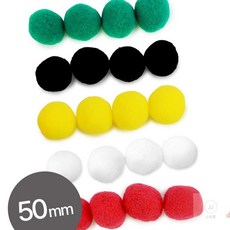 찐샵몰 뿅뿅이 50mm 재료, 초록