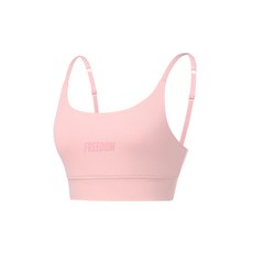 프리덤 FREEDOM 우먼스 스몰 로고 브라탑 핑크 FD24SWBT0100PK 136288