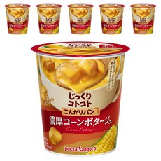Pokka Sapporo 燉煮滋味 金黃麵包濃玉米湯 杯, 6個, 26.1g