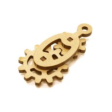 마이즈 놀이 피젯기어-04 PL-12 목재 조립키트 친환경 MDF소재 국내제작 1개, 나무색