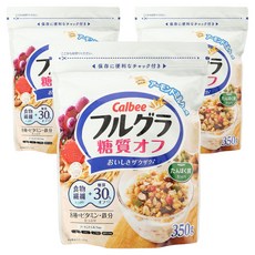 일본 가루비 후루구라 그래놀라 시리얼 350g 3개 탄수화물 30% OFF