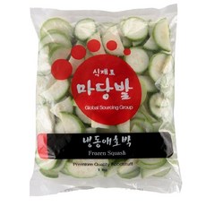 마당발 냉동 애호박 반달 1kg, 1개