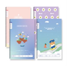 도시생활용품 초등 알림장 넓은칸 스프링저학년용넓은칸알림장, 랜덤 1개