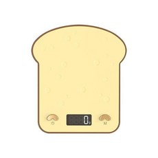 家用高精度食物秤 吐司樣式烘焙秤 廚房秤, 1個, 5kg/1g吐絲麪包秤（電池款）