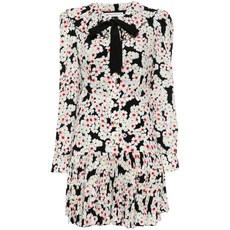 알레산드라리치 데이지 프린트 실크 드레스