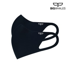 [빅웨일즈] (WM-M-BLK001-M) 빅웨일즈 데일리 블랙 M 2개입