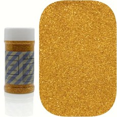 Dynastang 스프링클 데코 장식 다이내스탱 골드 샌딩 슈가 스프링클스 식용 설탕 크리스탈 케이크 컵케이크 토퍼 쿠키 데코레이션 디저트 토핑 3온스, 금색