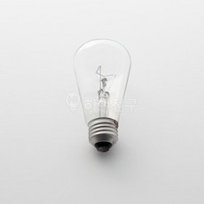 일광 장식용 전구 ST55 100W 투명, 전구색, 1개