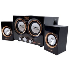 OZAKI RW400 藍牙全功能重低音喇叭（電腦可用）, RW400 (超取一單限一台), Black