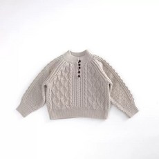 男童女童麻花針織衫毛衣