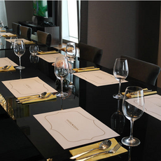 헤리티지 1회용 종이식탁매트 25매 일회용종이식탁매트 음식셋팅지 파티세팅지 조찬모임세팅지 차림상매트