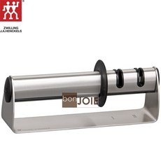 德國雙人牌 二段式 磨刀器 (全新盒裝)(磨刀 德國雙人磨刀器 ZWILLING J.A. Henckels, 1個, 盒損品-包裝壓克力盒有破損，商品全新未用
