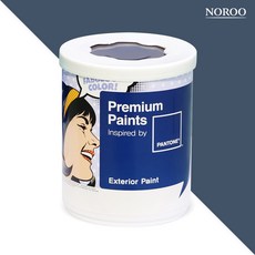 노루페인트 팬톤 실외 벽면 저광 페인트, 19-4118 Dark Denim, 1L, 1개