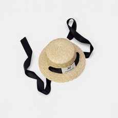 키들리KC M레터링포인트라탄햇<br><원컬러><br>*FREE(48~52)*