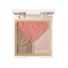 MINSHZEE 光影藝術家修容盤 01 巧克力拿鐵, 1個, 03奶茶星冰樂