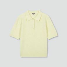 JAJU 여 강연 카라 반팔 니트 J115202103021 650287