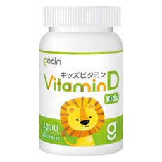 孩童維他命D 400IU膠囊, 1罐, 60顆