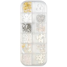 바르나 네일파츠스톤 12칸 세트, 1개, B타입