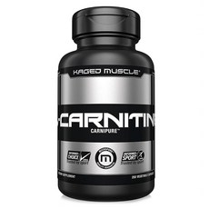 KAGED MUSCLE 左旋肉鹼蔬菜膠囊無麩質, 250顆, 1罐