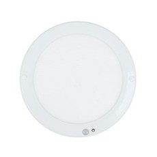 더쎈 LED 8인치 슬림엣지 원형 센서등 20W, 1개, 화이트바디+주광색
