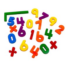 냉장고에 붙이는 유아 숫자 자석 놀이 교구 37pcs 수학 산수 공부 어린이