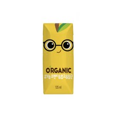 오가닉 오렌지 망고 당근 주스, 125ml, 48개